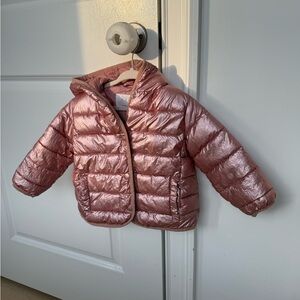 Pink Puffer Jacket for Kids